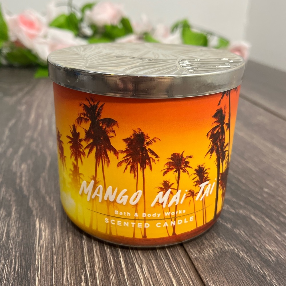Mango Mai Tai Bath & Bodyworks 3 Wick
